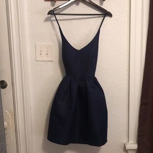A line, navy, cocktail dress